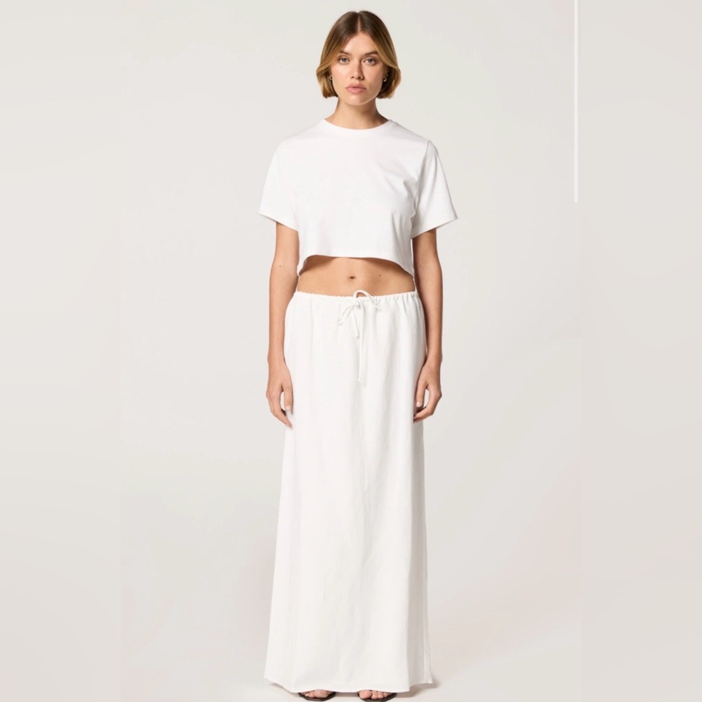 Clyque Claudia Skirt White